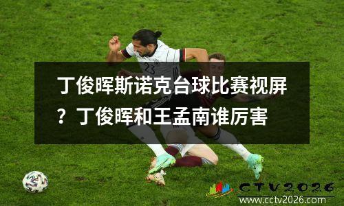 丁俊晖斯诺克台球比赛视屏？丁俊晖和王孟南谁厉害