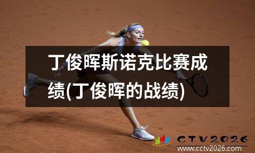 丁俊晖斯诺克比赛成绩(丁俊晖的战绩)