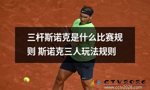 三杆斯诺克是什么比赛规则 斯诺克三人玩法规则