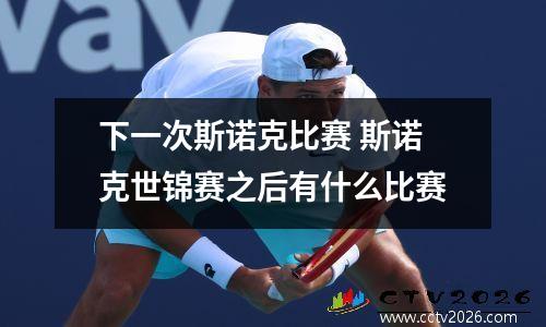 下一次斯诺克比赛 斯诺克世锦赛之后有什么比赛