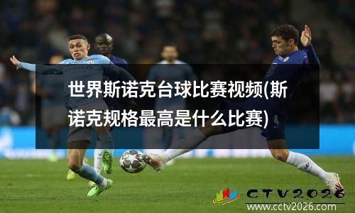世界斯诺克台球比赛视频(斯诺克规格最高是什么比赛)