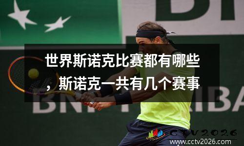 世界斯诺克比赛都有哪些，斯诺克一共有几个赛事