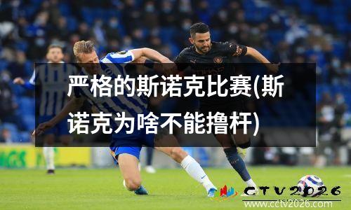 严格的斯诺克比赛(斯诺克为啥不能撸杆)