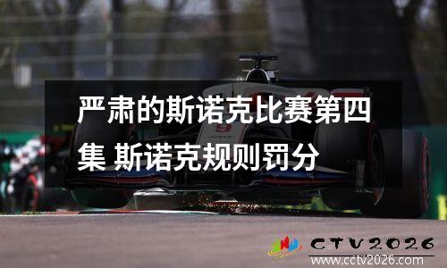 严肃的斯诺克比赛第四集 斯诺克规则罚分