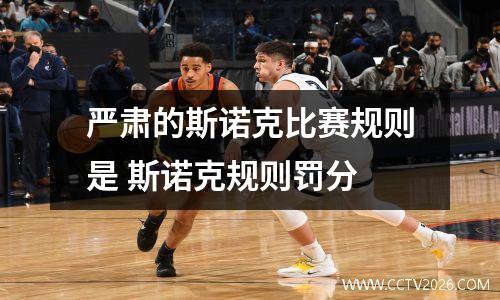 严肃的斯诺克比赛规则是 斯诺克规则罚分