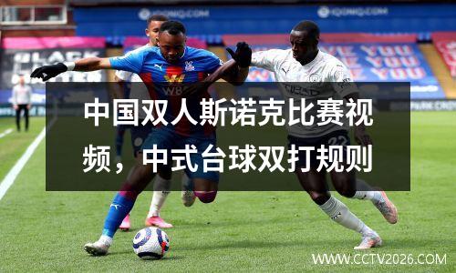 中国双人斯诺克比赛视频，中式台球双打规则