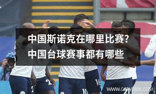 中国斯诺克在哪里比赛？中国台球赛事都有哪些