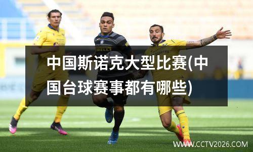 中国斯诺克大型比赛(中国台球赛事都有哪些)