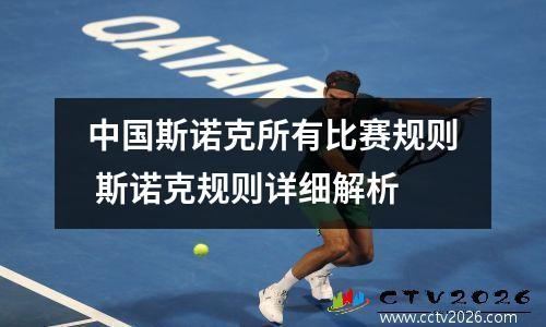 中国斯诺克所有比赛规则 斯诺克规则详细解析