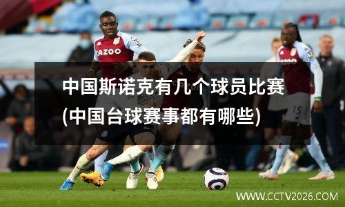 中国斯诺克有几个球员比赛(中国台球赛事都有哪些)