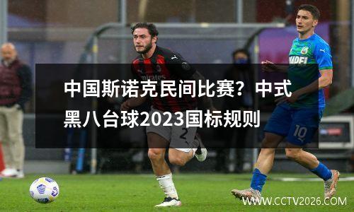 中国斯诺克民间比赛？中式黑八台球2023国标规则