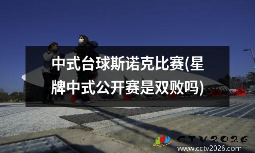 中式台球斯诺克比赛(星牌中式公开赛是双败吗)