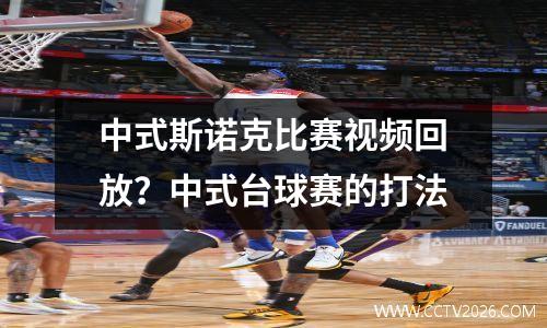 中式斯诺克比赛视频回放？中式台球赛的打法
