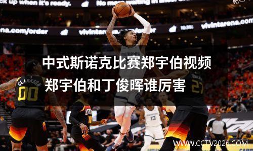 中式斯诺克比赛郑宇伯视频 郑宇伯和丁俊晖谁厉害