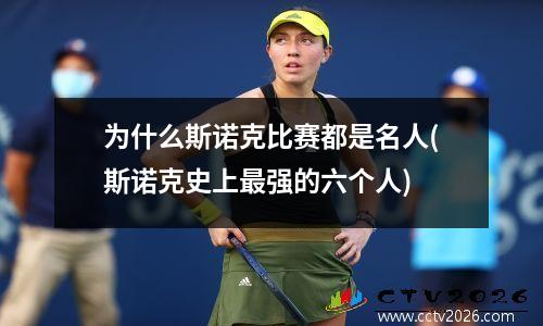 为什么斯诺克比赛都是名人(斯诺克史上最强的六个人)