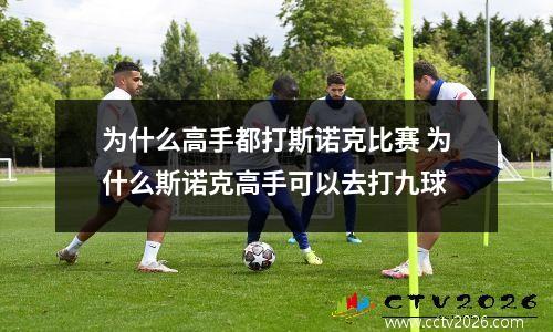 为什么高手都打斯诺克比赛 为什么斯诺克高手可以去打九球