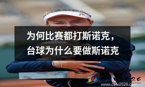 为何比赛都打斯诺克，台球为什么要做斯诺克