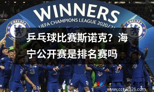 乒乓球比赛斯诺克？海宁公开赛是排名赛吗