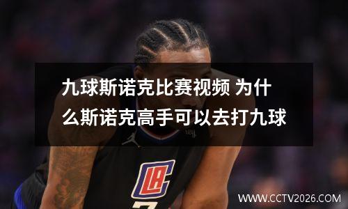 九球斯诺克比赛视频 为什么斯诺克高手可以去打九球