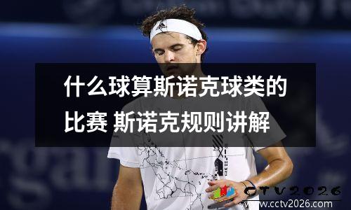 什么球算斯诺克球类的比赛 斯诺克规则讲解