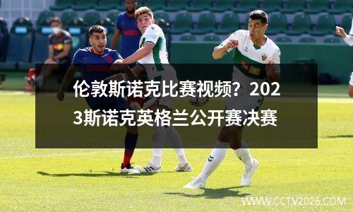 伦敦斯诺克比赛视频？2023斯诺克英格兰公开赛决赛