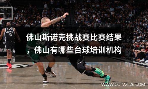 佛山斯诺克挑战赛比赛结果，佛山有哪些台球培训机构