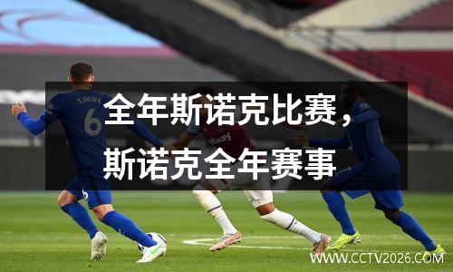 全年斯诺克比赛，斯诺克全年赛事