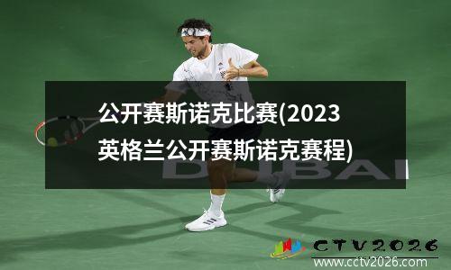 公开赛斯诺克比赛(2023英格兰公开赛斯诺克赛程)