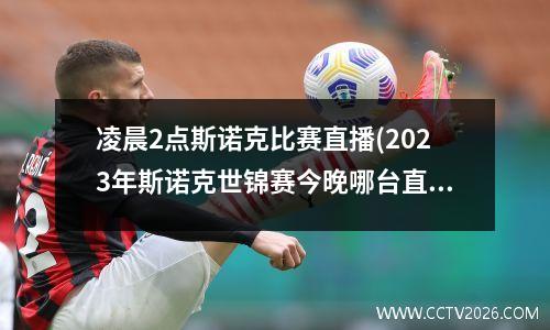 凌晨2点斯诺克比赛直播(2023年斯诺克世锦赛今晚哪台直播)