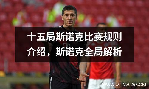 十五局斯诺克比赛规则介绍，斯诺克全局解析