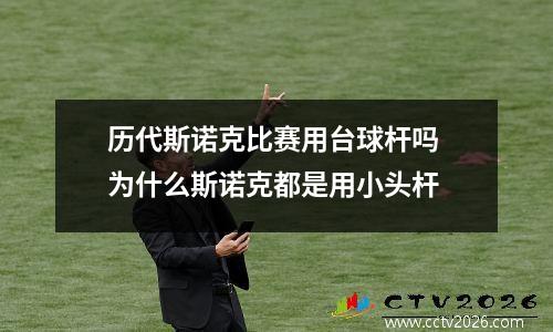 历代斯诺克比赛用台球杆吗 为什么斯诺克都是用小头杆