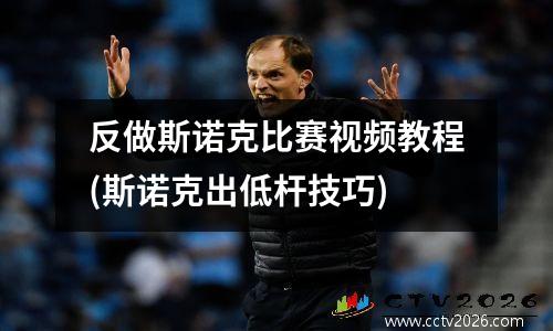 反做斯诺克比赛视频教程(斯诺克出低杆技巧)