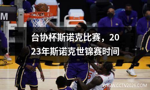 台协杯斯诺克比赛，2023年斯诺克世锦赛时间