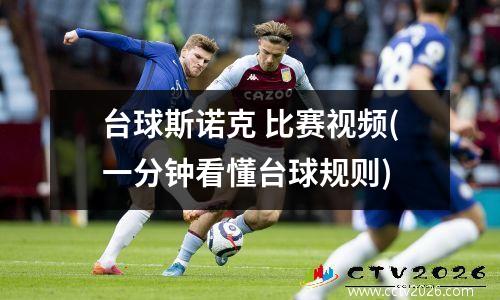 台球斯诺克 比赛视频(一分钟看懂台球规则)