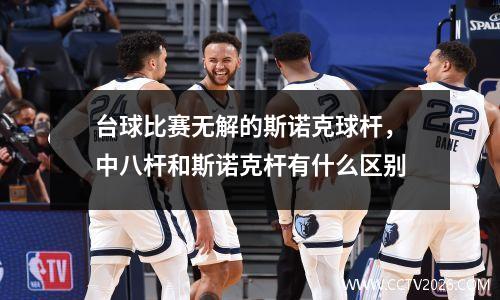 台球比赛无解的斯诺克球杆，中八杆和斯诺克杆有什么区别