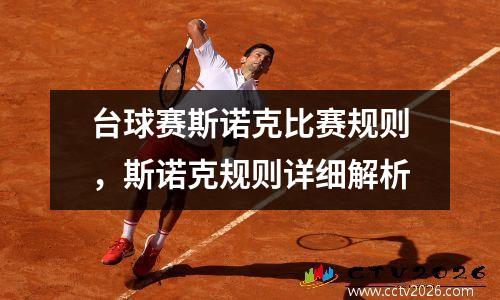 台球赛斯诺克比赛规则，斯诺克规则详细解析