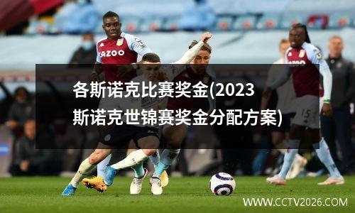 各斯诺克比赛奖金(2023斯诺克世锦赛奖金分配方案)
