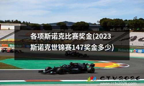 各项斯诺克比赛奖金(2023斯诺克世锦赛147奖金多少)