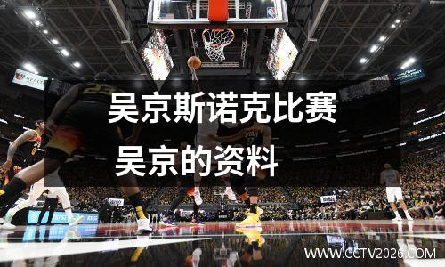 吴京斯诺克比赛 吴京的资料