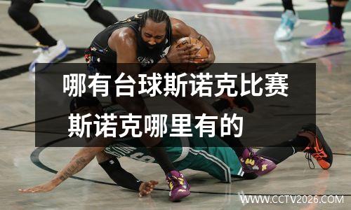 哪有台球斯诺克比赛 斯诺克哪里有的