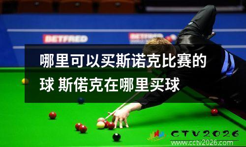 哪里可以买斯诺克比赛的球 斯偌克在哪里买球