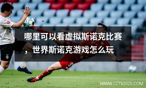 哪里可以看虚拟斯诺克比赛，世界斯诺克游戏怎么玩