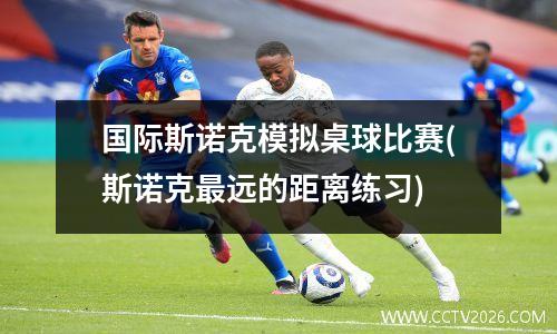 国际斯诺克模拟桌球比赛(斯诺克最远的距离练习)