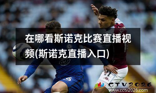 在哪看斯诺克比赛直播视频(斯诺克直播入口)