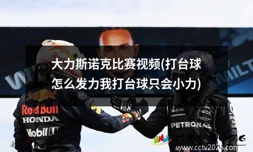 大力斯诺克比赛视频(打台球怎么发力我打台球只会小力)