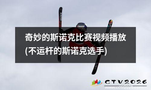 奇妙的斯诺克比赛视频播放(不运杆的斯诺克选手)