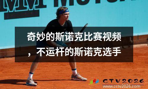 奇妙的斯诺克比赛视频，不运杆的斯诺克选手