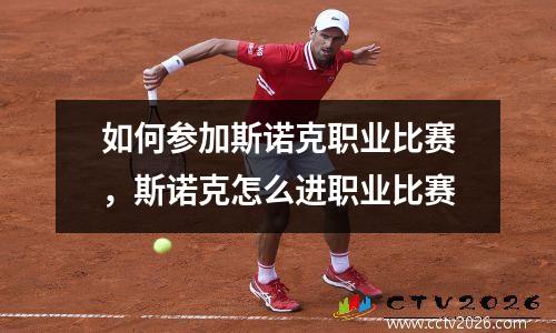 如何参加斯诺克职业比赛，斯诺克怎么进职业比赛