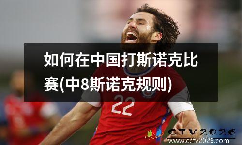 如何在中国打斯诺克比赛(中8斯诺克规则)