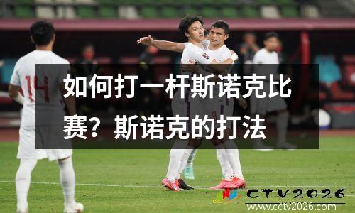 如何打一杆斯诺克比赛？斯诺克的打法